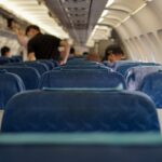 Passagierkabine eines Flugzeugs - Jetset Leben eines Unternehmers