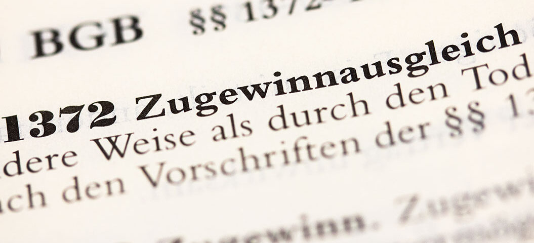 Zugewinnausgleich in § 1372 BGB